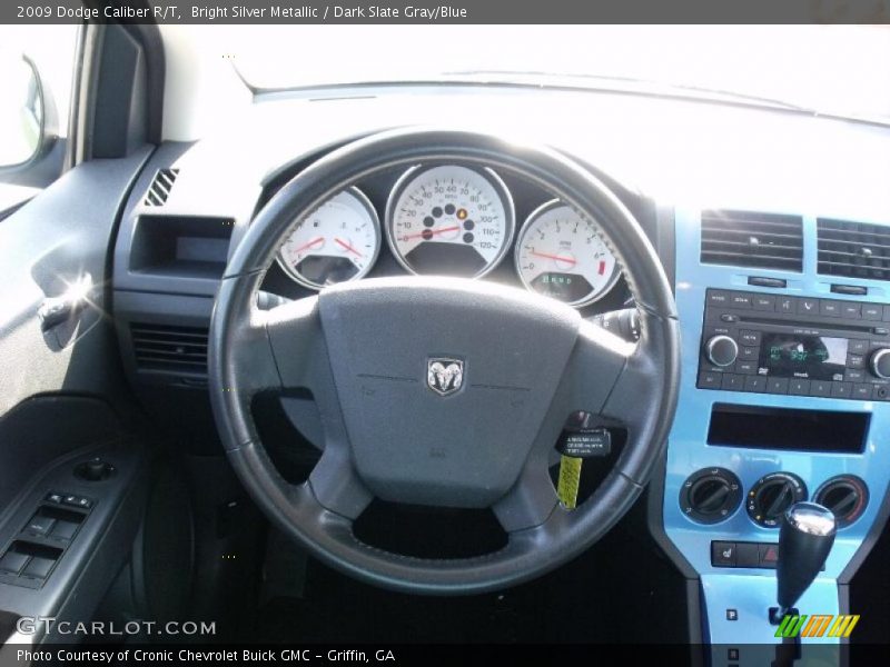 Bright Silver Metallic / Dark Slate Gray/Blue 2009 Dodge Caliber R/T