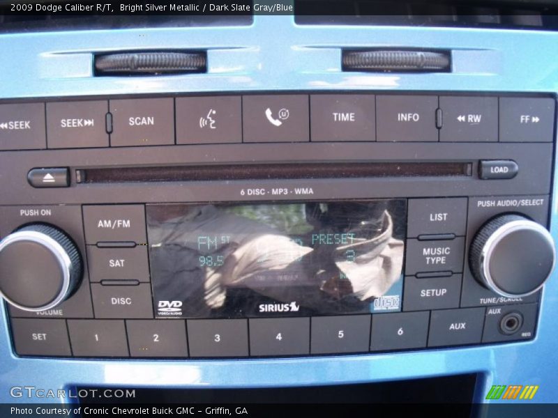 Bright Silver Metallic / Dark Slate Gray/Blue 2009 Dodge Caliber R/T