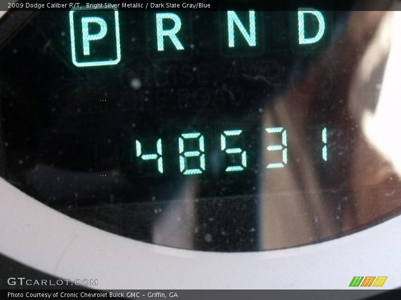 Bright Silver Metallic / Dark Slate Gray/Blue 2009 Dodge Caliber R/T