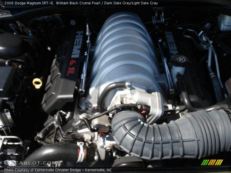 Brilliant Black Crystal Pearl / Dark Slate Gray/Light Slate Gray 2006 Dodge Magnum SRT-8