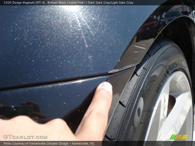 Brilliant Black Crystal Pearl / Dark Slate Gray/Light Slate Gray 2006 Dodge Magnum SRT-8