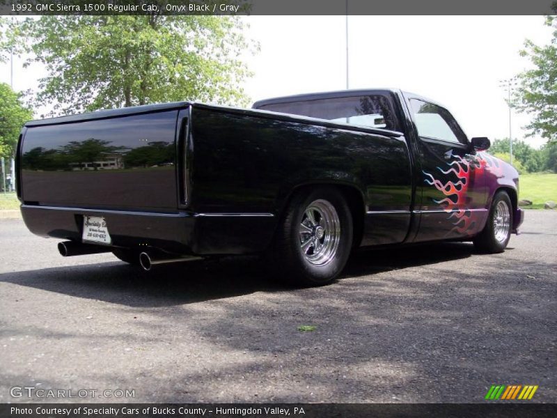 Onyx Black / Gray 1992 GMC Sierra 1500 Regular Cab