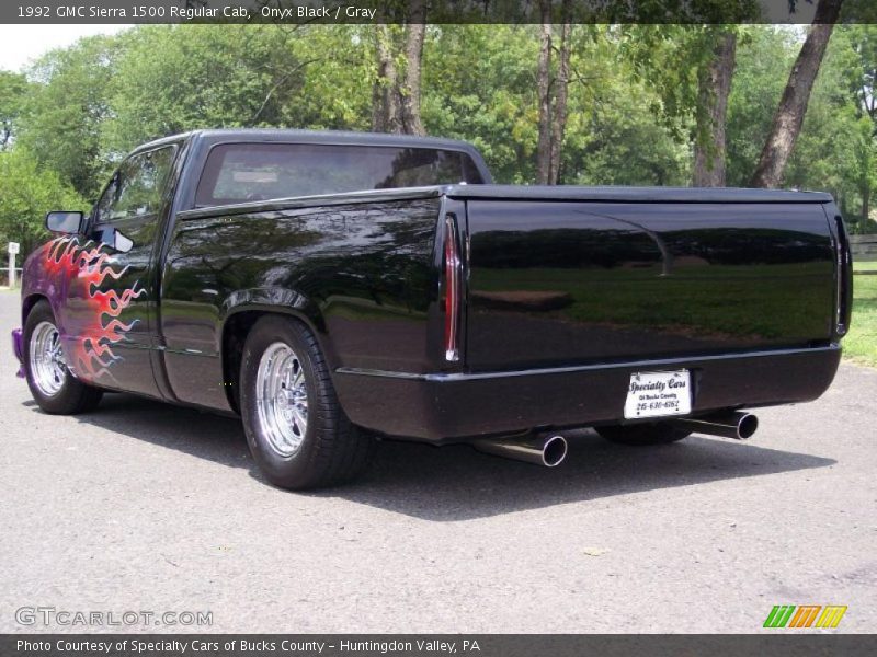 Onyx Black / Gray 1992 GMC Sierra 1500 Regular Cab