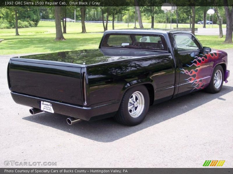 Onyx Black / Gray 1992 GMC Sierra 1500 Regular Cab