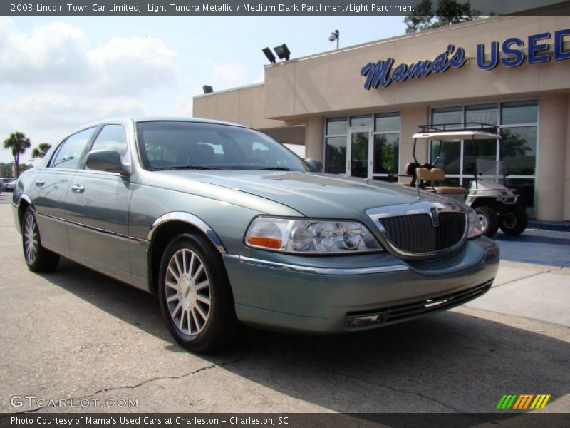 Light Tundra Metallic / Medium Dark Parchment/Light Parchment 2003 Lincoln Town Car Limited