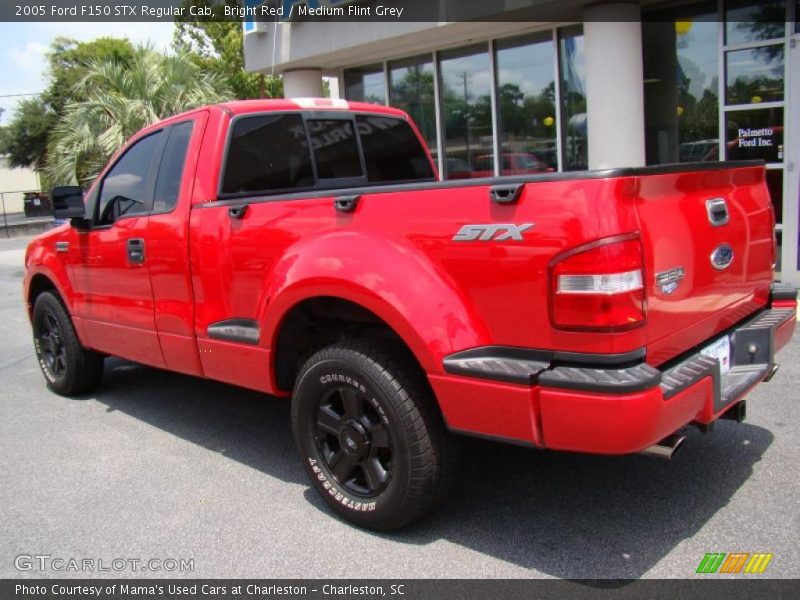 Bright Red / Medium Flint Grey 2005 Ford F150 STX Regular Cab