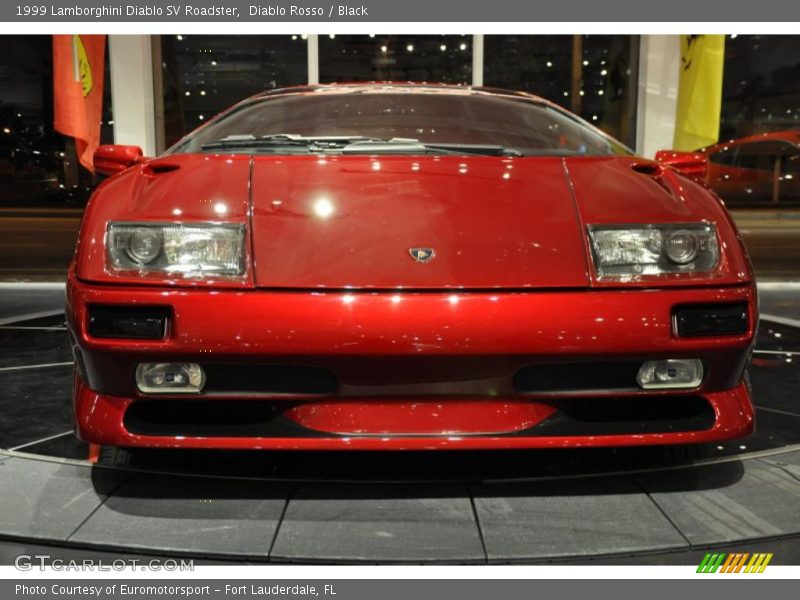 Diablo Rosso / Black 1999 Lamborghini Diablo SV Roadster