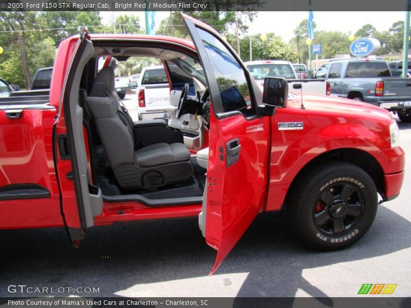 Bright Red / Medium Flint Grey 2005 Ford F150 STX Regular Cab
