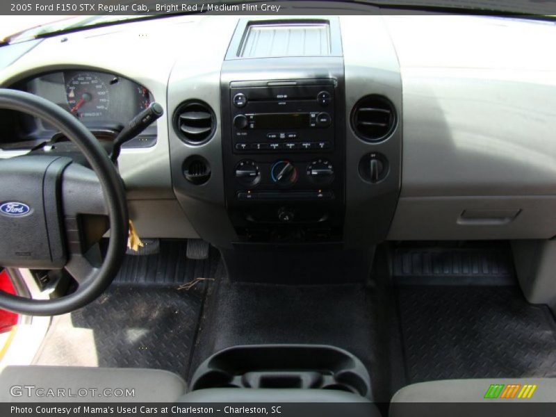 Bright Red / Medium Flint Grey 2005 Ford F150 STX Regular Cab