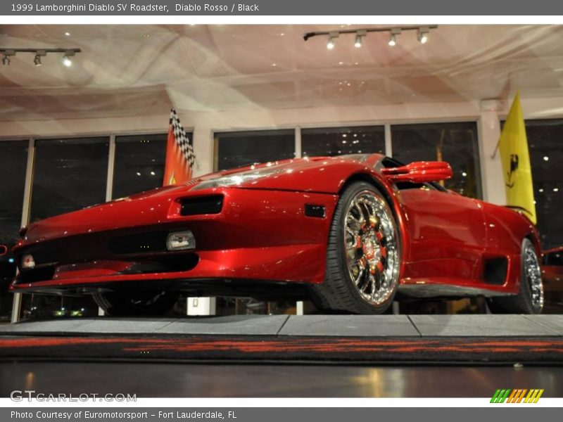 Diablo Rosso / Black 1999 Lamborghini Diablo SV Roadster