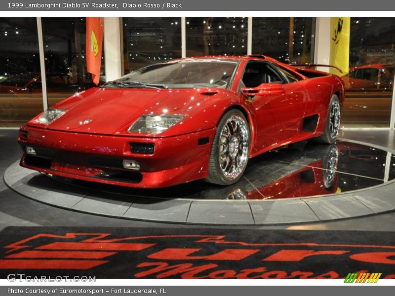 Diablo Rosso / Black 1999 Lamborghini Diablo SV Roadster