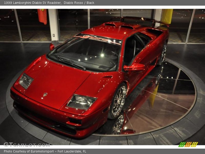 Diablo Rosso / Black 1999 Lamborghini Diablo SV Roadster