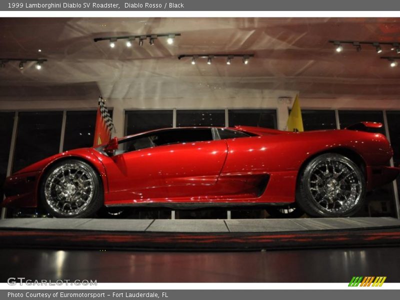 Diablo Rosso / Black 1999 Lamborghini Diablo SV Roadster
