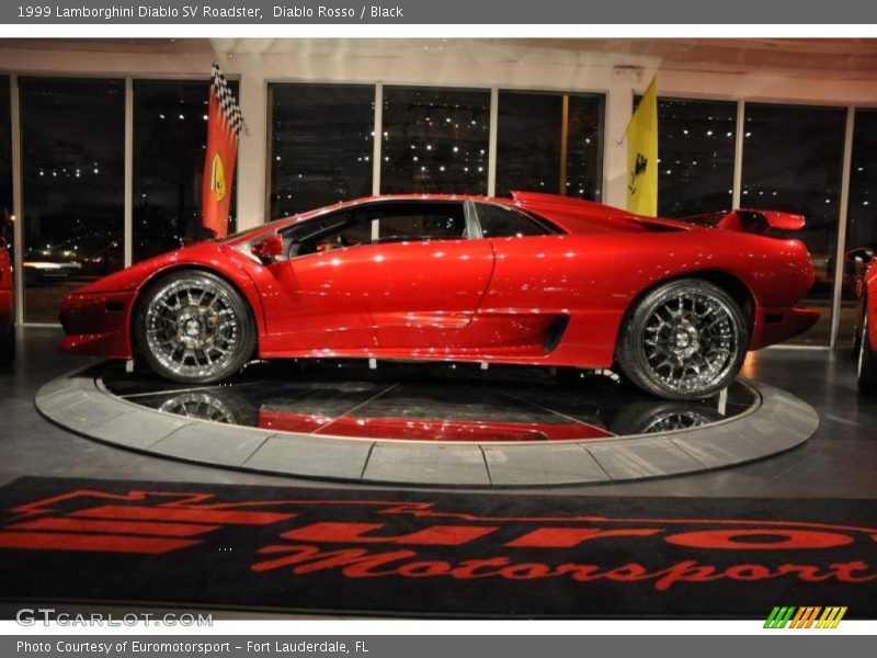 Diablo Rosso / Black 1999 Lamborghini Diablo SV Roadster