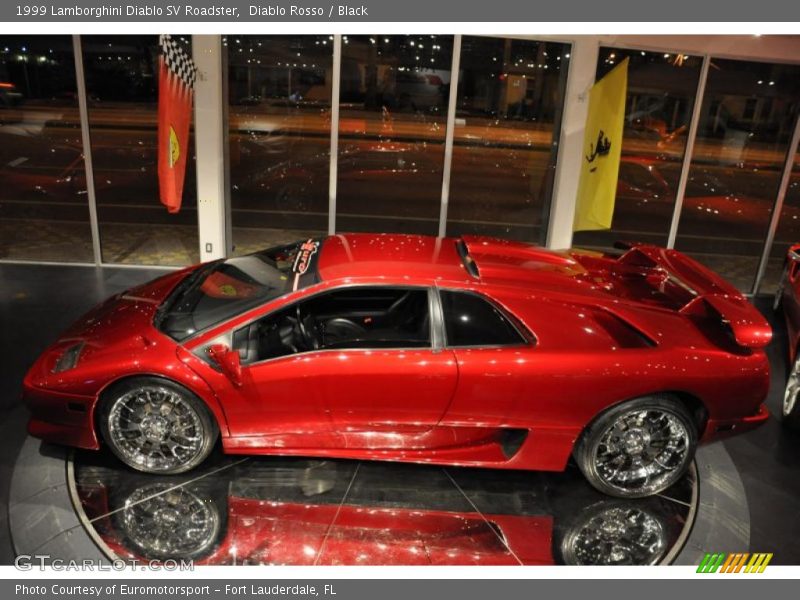 Diablo Rosso / Black 1999 Lamborghini Diablo SV Roadster