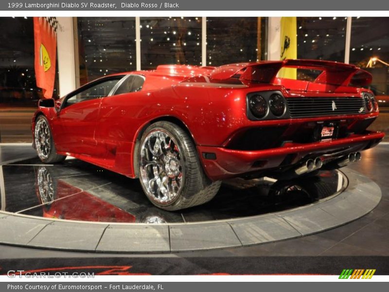 Diablo Rosso / Black 1999 Lamborghini Diablo SV Roadster