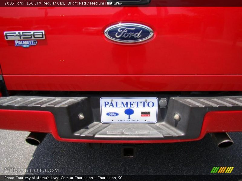 Bright Red / Medium Flint Grey 2005 Ford F150 STX Regular Cab