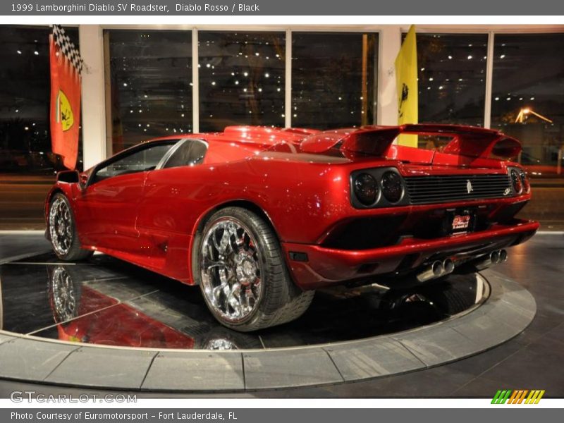 Diablo Rosso / Black 1999 Lamborghini Diablo SV Roadster