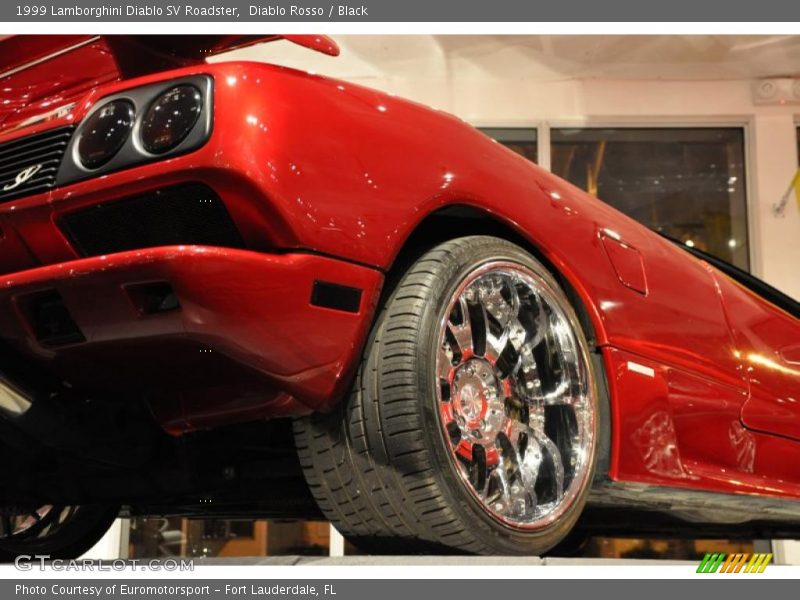 Diablo Rosso / Black 1999 Lamborghini Diablo SV Roadster