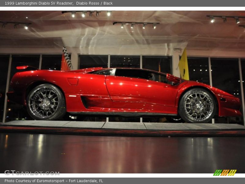 Diablo Rosso / Black 1999 Lamborghini Diablo SV Roadster