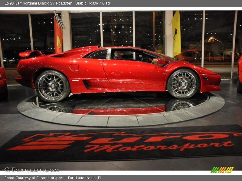 Diablo Rosso / Black 1999 Lamborghini Diablo SV Roadster