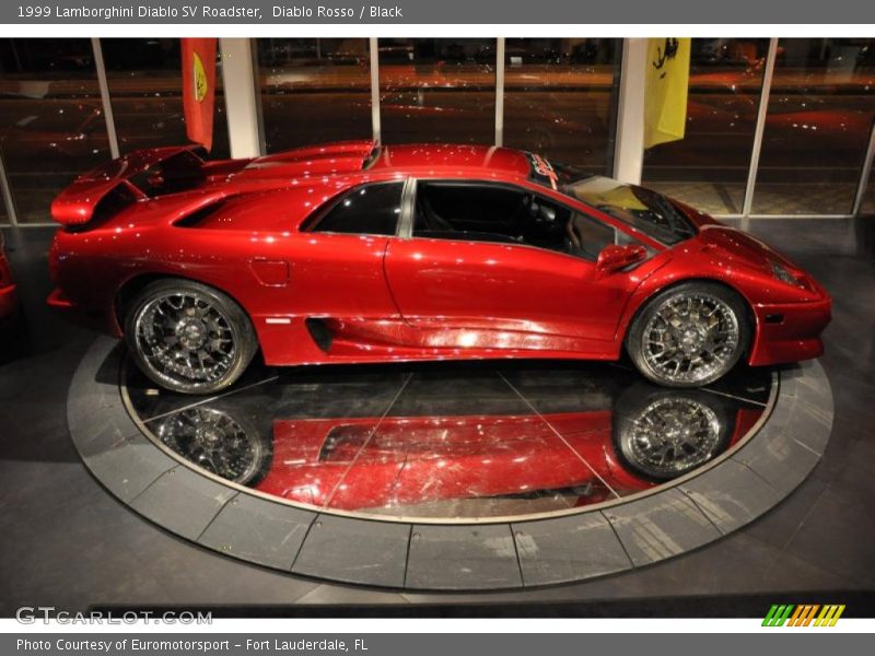Diablo Rosso / Black 1999 Lamborghini Diablo SV Roadster