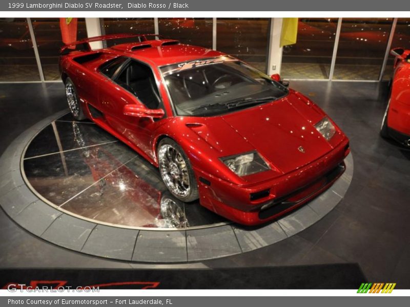 Diablo Rosso / Black 1999 Lamborghini Diablo SV Roadster