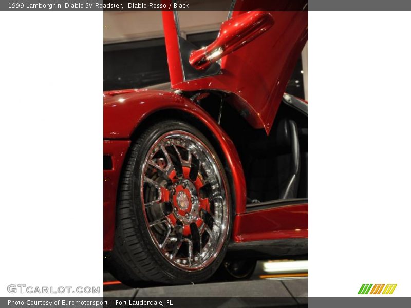 Diablo Rosso / Black 1999 Lamborghini Diablo SV Roadster