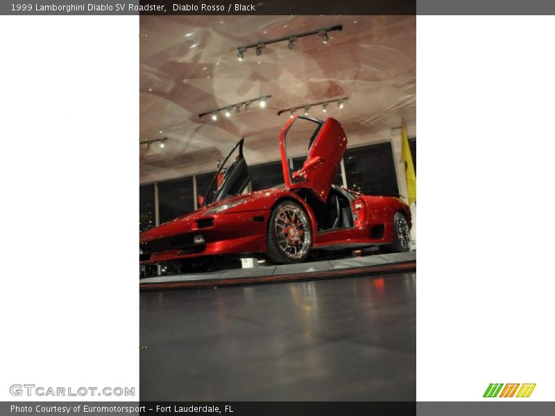 Diablo Rosso / Black 1999 Lamborghini Diablo SV Roadster