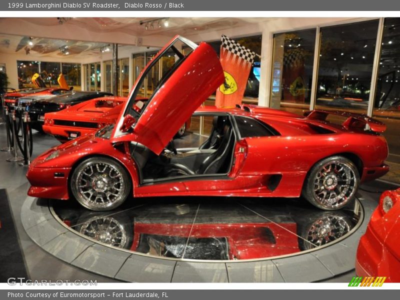 Diablo Rosso / Black 1999 Lamborghini Diablo SV Roadster