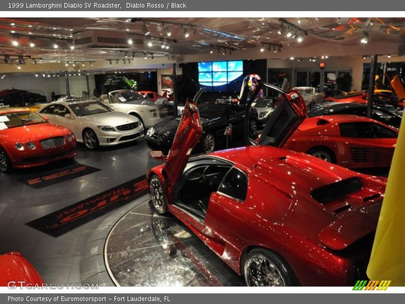 Diablo Rosso / Black 1999 Lamborghini Diablo SV Roadster