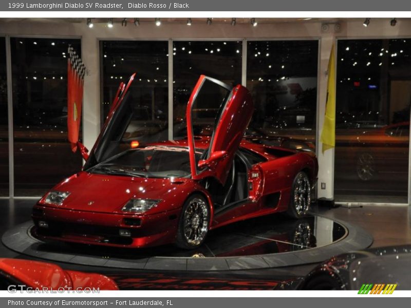 Diablo Rosso / Black 1999 Lamborghini Diablo SV Roadster