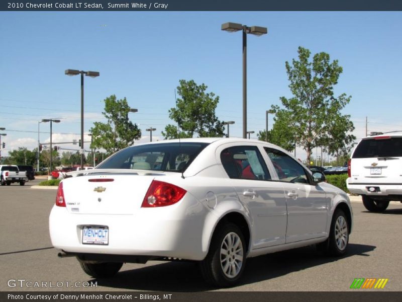 Summit White / Gray 2010 Chevrolet Cobalt LT Sedan