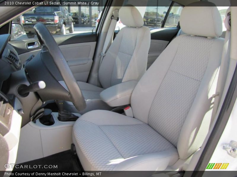 Summit White / Gray 2010 Chevrolet Cobalt LT Sedan