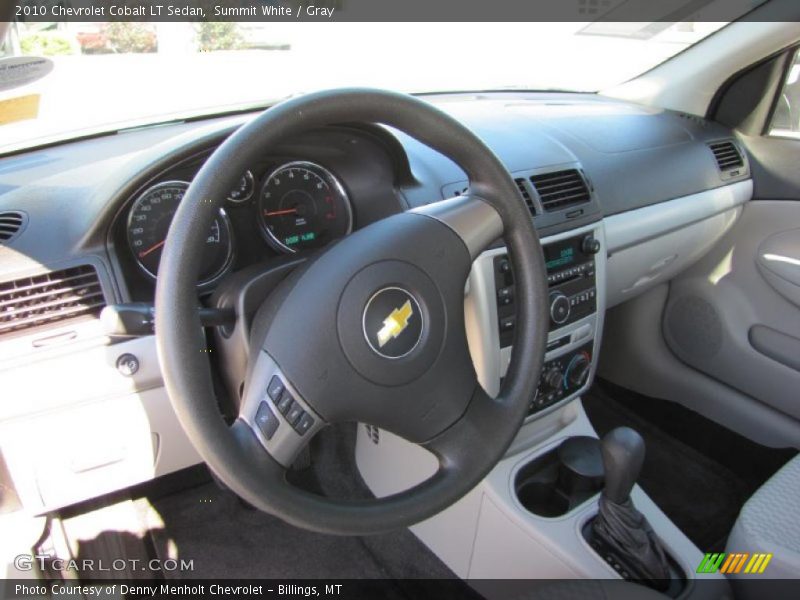 Summit White / Gray 2010 Chevrolet Cobalt LT Sedan