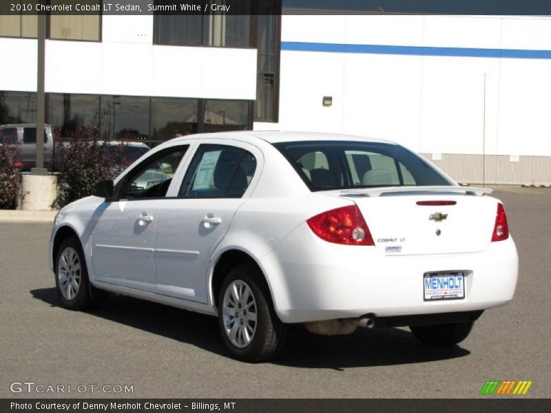 Summit White / Gray 2010 Chevrolet Cobalt LT Sedan