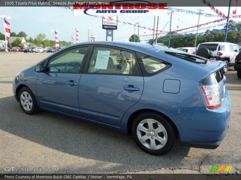 Seaside Blue Pearl / Ivory/Brown 2005 Toyota Prius Hybrid