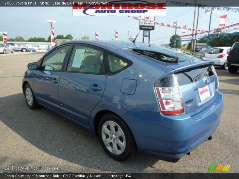 Seaside Blue Pearl / Ivory/Brown 2005 Toyota Prius Hybrid