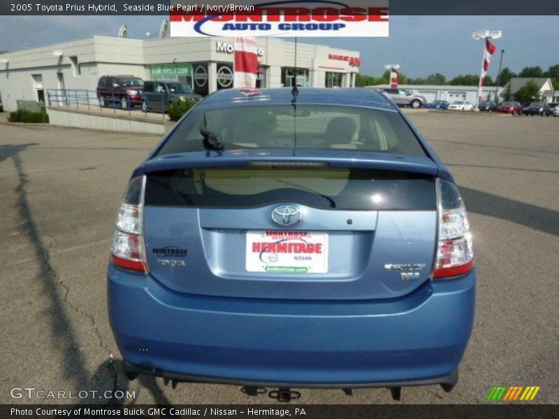 Seaside Blue Pearl / Ivory/Brown 2005 Toyota Prius Hybrid