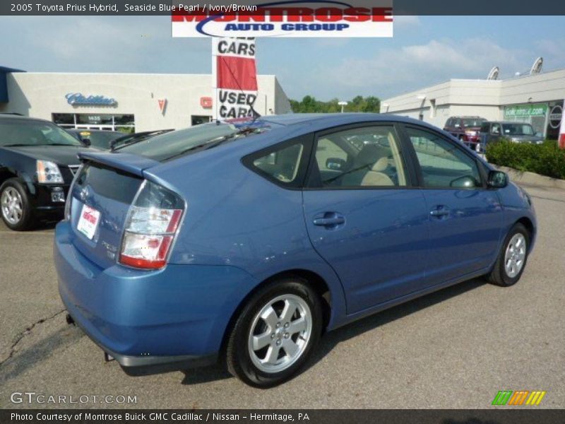 Seaside Blue Pearl / Ivory/Brown 2005 Toyota Prius Hybrid