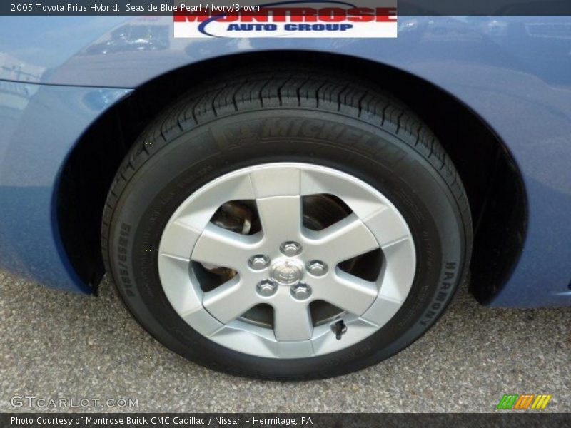 Seaside Blue Pearl / Ivory/Brown 2005 Toyota Prius Hybrid