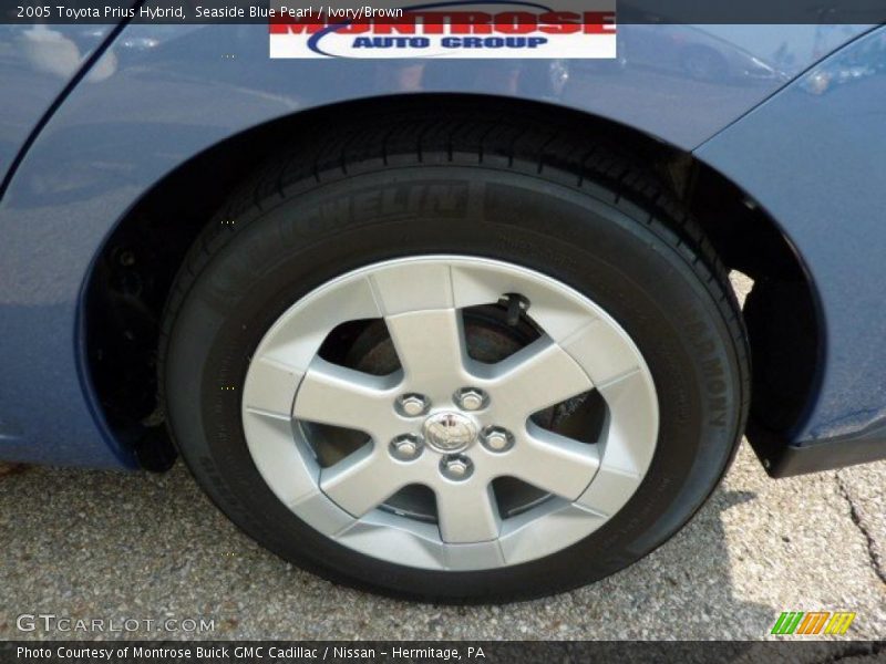 Seaside Blue Pearl / Ivory/Brown 2005 Toyota Prius Hybrid