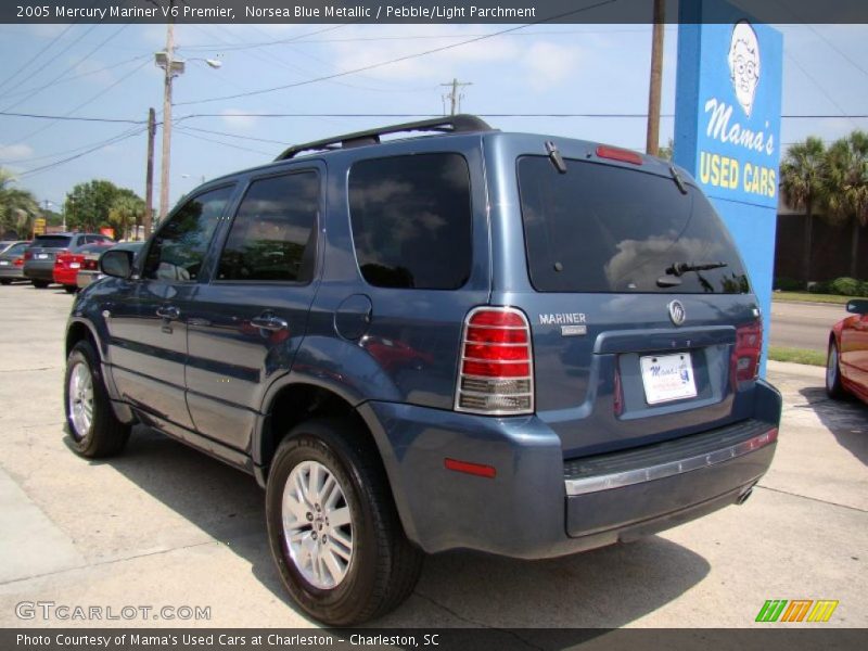 Norsea Blue Metallic / Pebble/Light Parchment 2005 Mercury Mariner V6 Premier