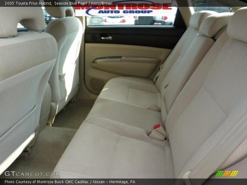 Seaside Blue Pearl / Ivory/Brown 2005 Toyota Prius Hybrid