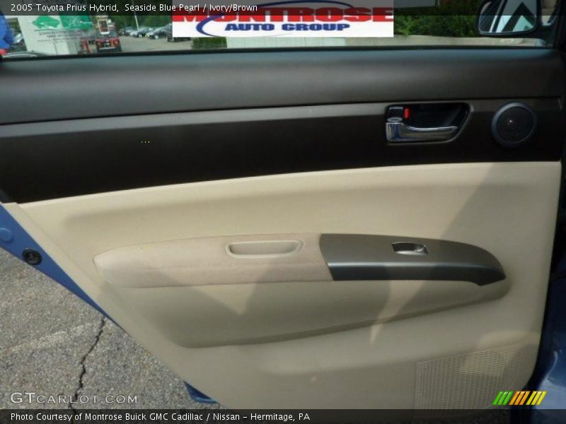 Seaside Blue Pearl / Ivory/Brown 2005 Toyota Prius Hybrid