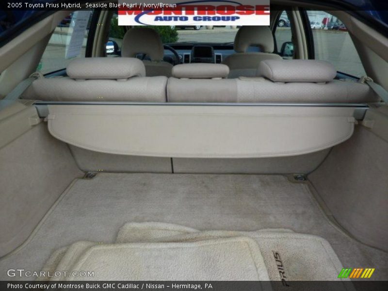 Seaside Blue Pearl / Ivory/Brown 2005 Toyota Prius Hybrid
