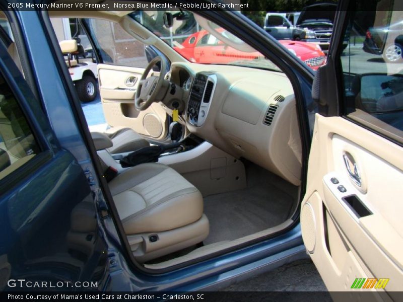 Norsea Blue Metallic / Pebble/Light Parchment 2005 Mercury Mariner V6 Premier