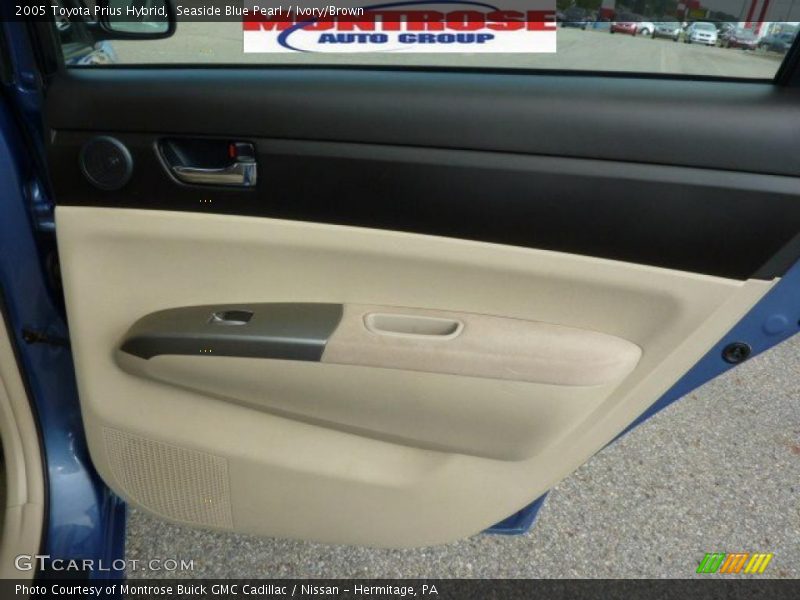 Seaside Blue Pearl / Ivory/Brown 2005 Toyota Prius Hybrid