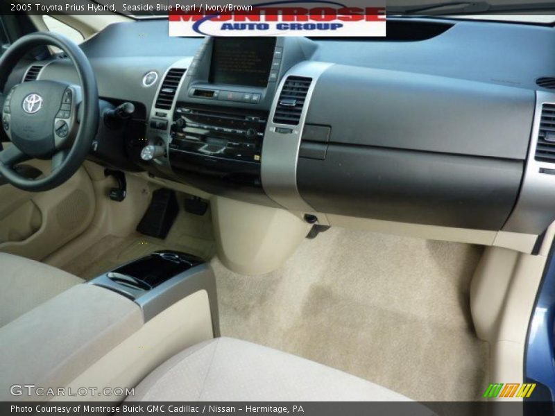 Seaside Blue Pearl / Ivory/Brown 2005 Toyota Prius Hybrid