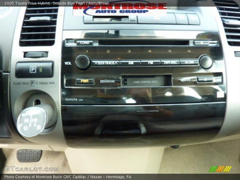Seaside Blue Pearl / Ivory/Brown 2005 Toyota Prius Hybrid